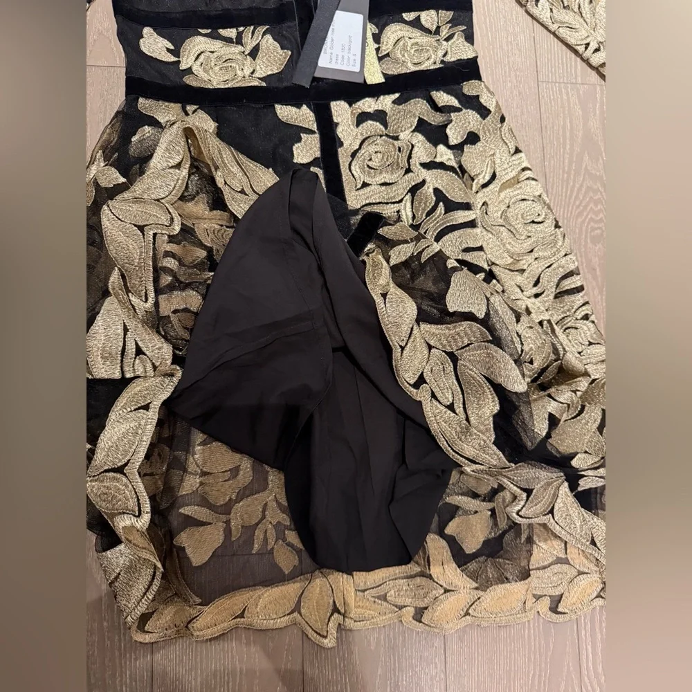 BRONX AND BANCO Golden Rose Mini Dress